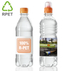Impresión de botellas de agua | 500 ml | Tapa plano de color | 100% R-PET