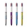 Bolígrafos BIC Balpen | 4 colores | Diseño metálico