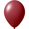 Impresión de globos | Ø 33 cm | Rápido | 9485951s burdeos