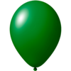 Impresión de globos | Ø 33 cm | Rápido | 9485951s verde oscuro