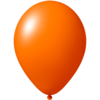 Impresión de globos | Ø 33 cm | Rápido | 9485951s naranja