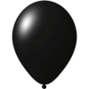 Impresión de globos | Ø 33 cm | Rápido | 9485951s negro