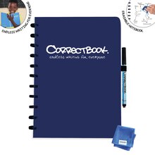 Cuaderno CorrectBook A4 | Incl. esponja y bolígrafo | 991004 Marino