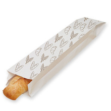 Bolsas de papel para panaderías | 60 x 10 x 5 cm | 108KB1060 Blanco