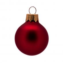 Bola de Navidad a color | Opaca | 66 mm | 121002 Burdeos