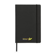 Cuaderno de tacto suave (A6) | 100 páginas alineadas | Proceso cuatro colores | 8032889FC Negro
