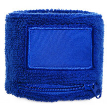 Banda de sudor | Con cremallera | 35 x 25 mm | 201521 Azul