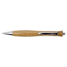 Bolígrafo de bambú l Metálico | 8033788 