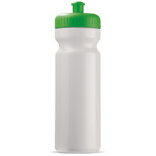 Botella deportiva | Libre de BPA | Resistente | 750 ml | A todo color | 9198797FC Blanco / Verde