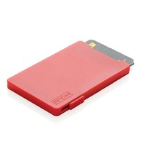 Portatarjetas ABS |  RFID anti-fraude | 8882047 Rojo