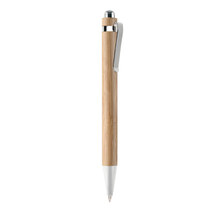 Bolígrafos de bambú l Tinta azul | Automáticos | max047 Madera