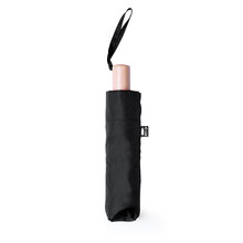 Paraguas | Plegable | Plástico reciclado | Resistente al viento | Ø 95 cm | 156315 Negro