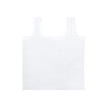 Bolsa plegable | Poliéster Plástico reciclado| 45 x 38,5 cm | 156422 Blanco