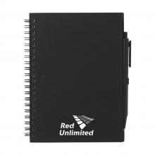 Cuadernos de notas Helix | Formato A5 | 70 páginas | Con bolígrafo | 733292 Negro