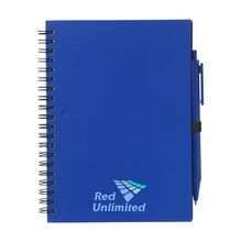Cuadernos de notas Helix | Formato A5 | 70 páginas | Con bolígrafo | 733292 Azul