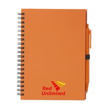 Cuadernos de notas Helix | Formato A5 | 70 páginas | Con bolígrafo | 733292 Naranja