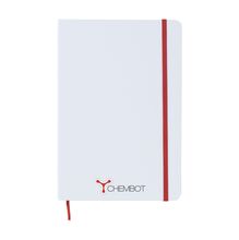 Cuaderno de notas blanco A5  | Cubierta dura | 734478 Rojo