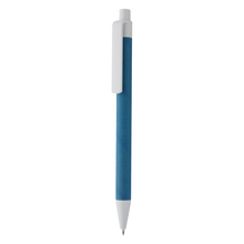 Bolígrafos ECO | Plástico + cartón reciclado | 83731650 Azul