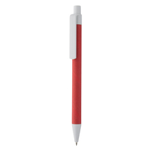 Bolígrafos ECO | Plástico + cartón reciclado | 83731650 Rojo