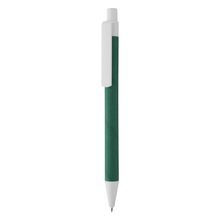Bolígrafos ECO | Plástico + cartón reciclado | 83731650 Verde