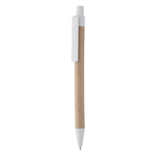 Bolígrafos ECO | Plástico + cartón reciclado | 83731650 Beige