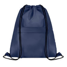 Mochilas de saco personalizadas | Poliéster | Bolsillo frontal | 8759177 Azul