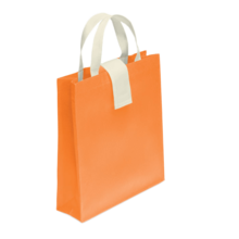 Bolsa de compras plegable con solapa de cierre | 36 x 32 cm | 8763835 Naranja