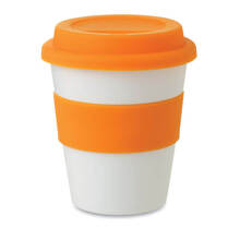 Taza | Café para llevar | Plastico | 350ml | 8798078 Naranja