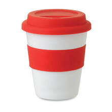 Taza | Café para llevar | Plastico | 350ml | 8798078 Rojo