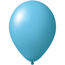 Impresión de globos | Ø 33 cm | Rápido | 9485951s Azul claro