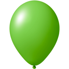 Impresión de globos | Ø 33 cm | Rápido | 9485951s Medio verde
