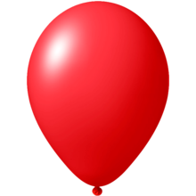 Impresión de globos | Ø 33 cm | Rápido | 9485951s Rojo