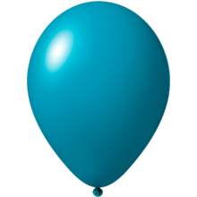 Impresión de globos | Ø 33 cm | Rápido | 9485951s turquesa