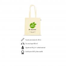 Bolsas de algodón personalizadas | algodón orgánico | 150g. | 1091520 