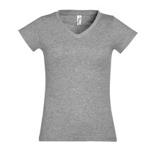 Camiseta de mujer | Cuello en V | 150 g / m² | 87511388 Gris