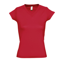 Camiseta de mujer | Cuello en V | 150 g / m² | 87511388 Rojo
