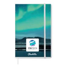 Cuaderno de tacto suave (A6) | 100 páginas alineadas | Proceso cuatro colores